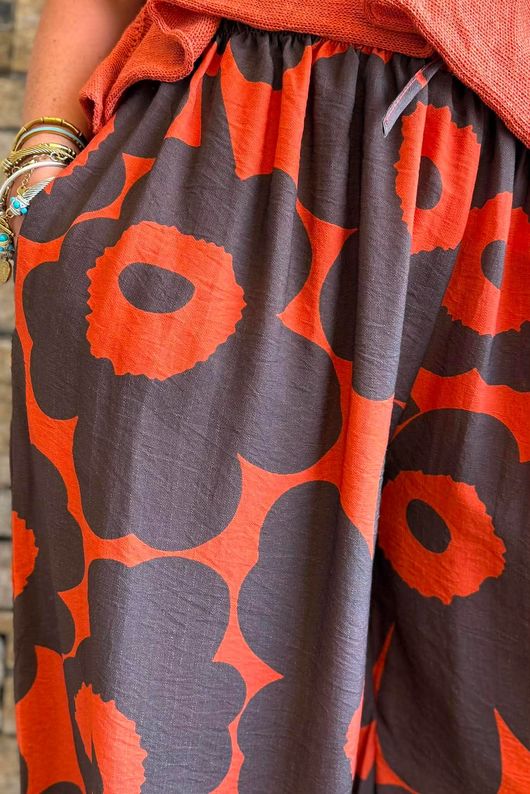 Carnaby Balloon Cuff Pant Coffee Bean & Sunset